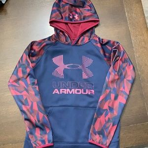 Boys L Under Armour Coldgear Hoodie